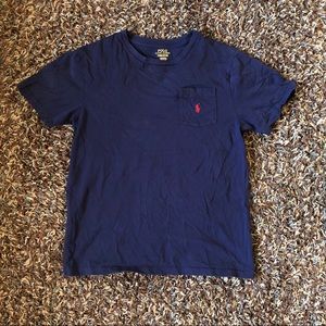 Blue Ralph Lauren Polo Boys T Shirt Size 14/16 L
